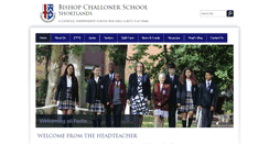 Desktop Screenshot of bishopchallonerschool.com